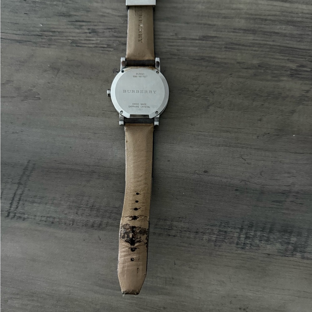 Burberry Gray and Brown Timepiece - Picture 4 of 4